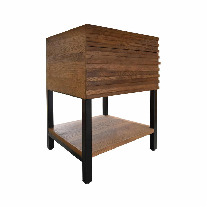 Meuble-lavabo 24 po Winemaker, brown