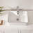 19"X15" White Ceramic Rectangular Vessel Bathroom Sink