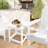 Denarrius Adirondack Outdoor Side Table ,HDPE Patio Table with Easy Maintenance and Weather resistance-1978008793