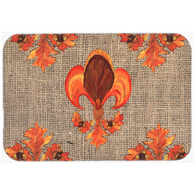 Yeghivart Thanksgiving Turkey Glass Cutting Board