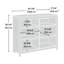 Bibliothèque standard Ayva H 36,26 "x l 43,15"-1003646862