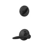 Interior Handleset And Delfayo Lever - Left Handed And Interior Single Cylinder Deadbolt Thumbturn (Exterior Portion Sold Separately)
