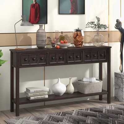Chadnick 11.00'' Solid Wood Console Table
