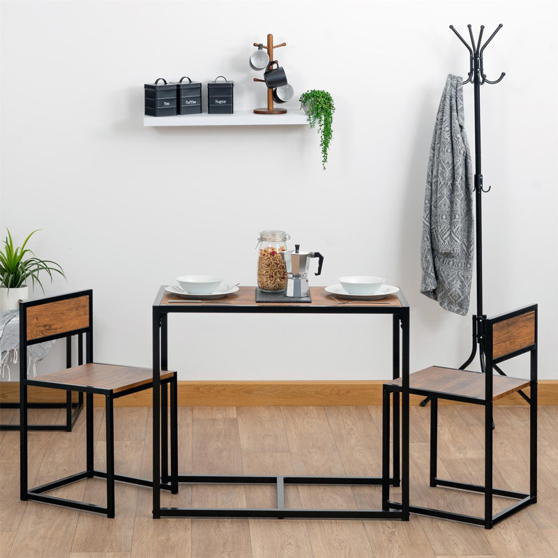 2 - Person Dining Set, 75.5" H x 90" W x 47" D