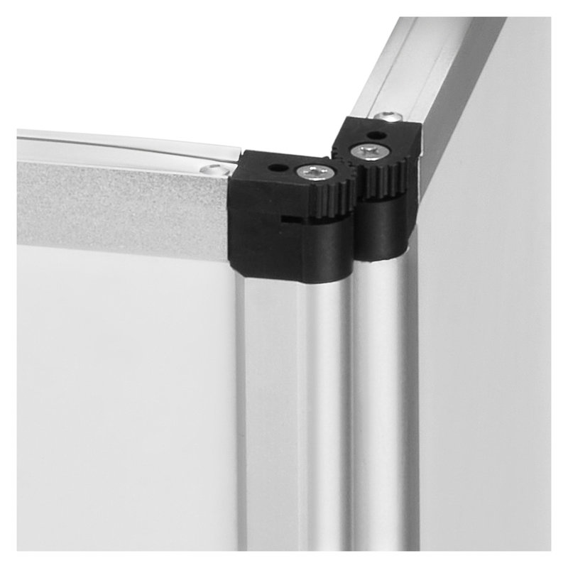 Table de promotion portative avec panneau d'en-tête portatif, cabine de podium escamotable pour salons et foires