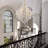 24 - Light Crystal Dimmable Tiered Chandelier