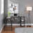 L-Shaped Metal Base Computer Desk-2097648243
