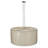 36"W Cilindro White Cotton Pendant
