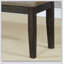 Transitionnel 1pièce BANC uniquement têtes de clous chaudes en bois massif, tissu rembourré, siège rembourré, cuisine, mobilier de salle à manger rustique