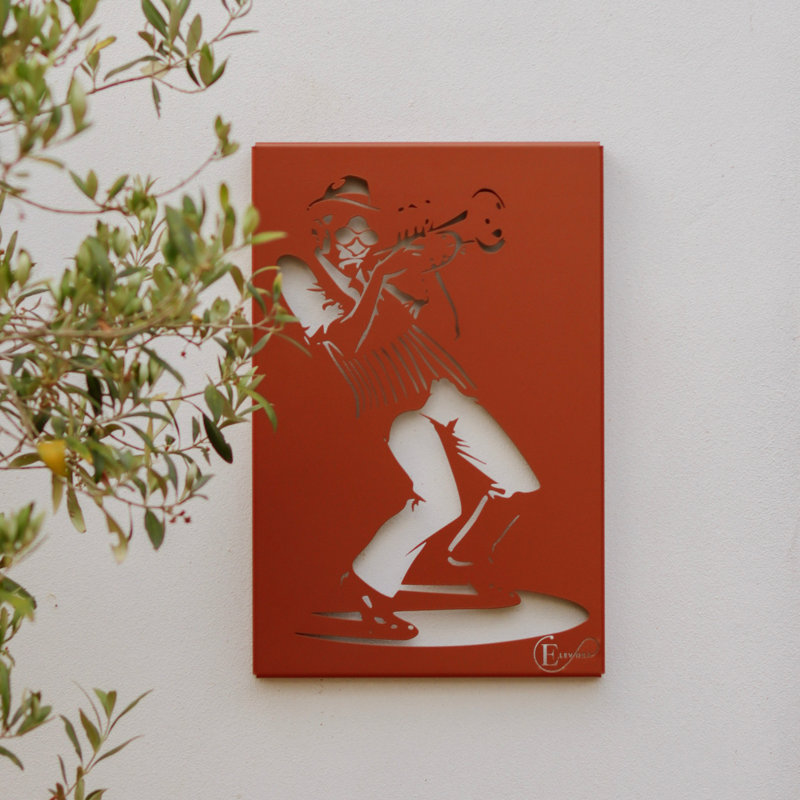 SAPPHIRE-Jazz Wall Art-Gold, Copper