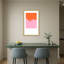 «Orange Over Blossom» par Athene Fritsch, impression sur bois encadrée