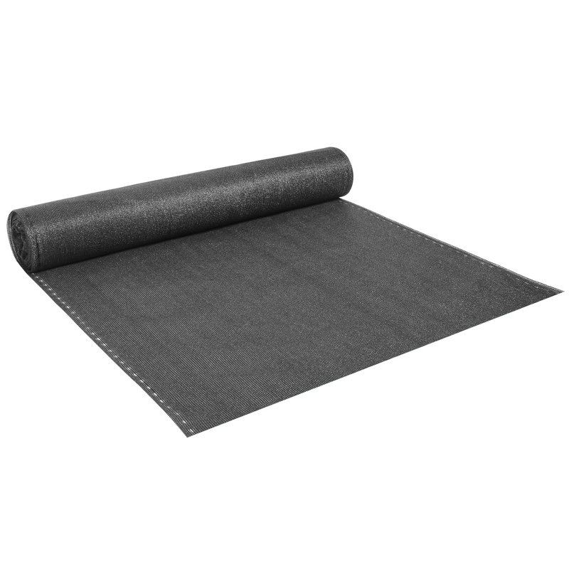 Uptal Vinyl Yard/Privacy Fence, Anthracite, 180cm H x 1000cm W x 0.2cm D