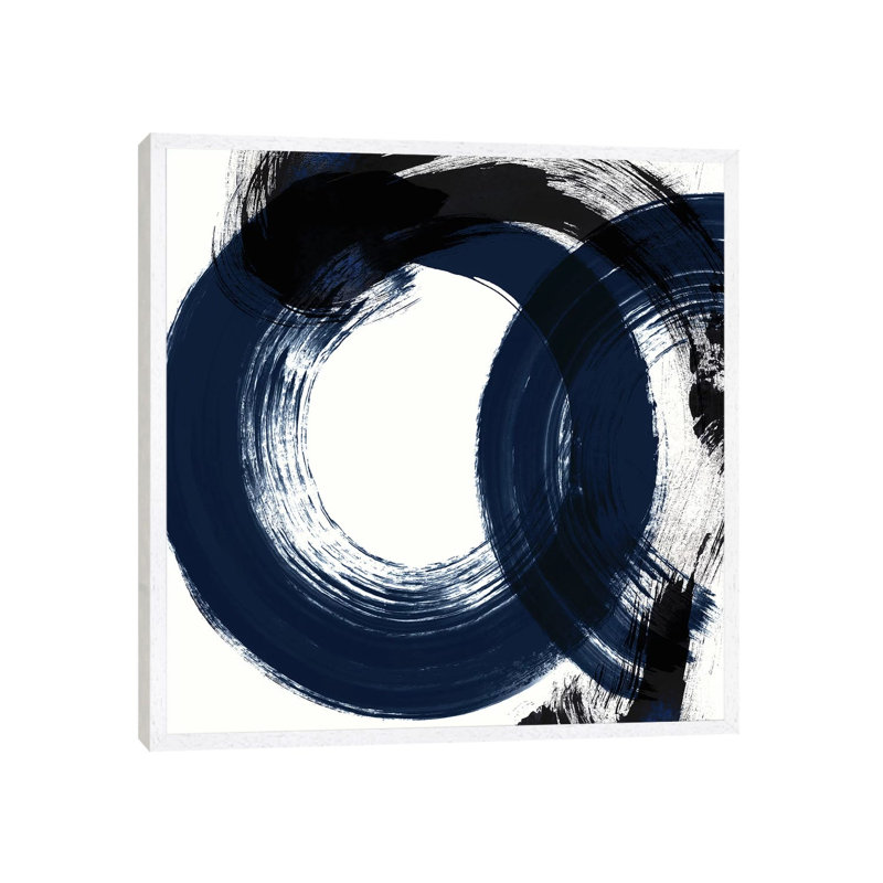 Deep Eternity by Isabelle Z - Painting on Canvas, White Framed, 93.98 cm H x 93.98 cm W