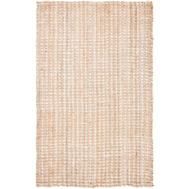 Tapis en jute tissé à la main Cardoso, Rectangle 4 pi x 6 pi