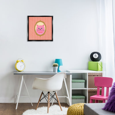 «Pink Cat Portrait» par Carrie Cantwell