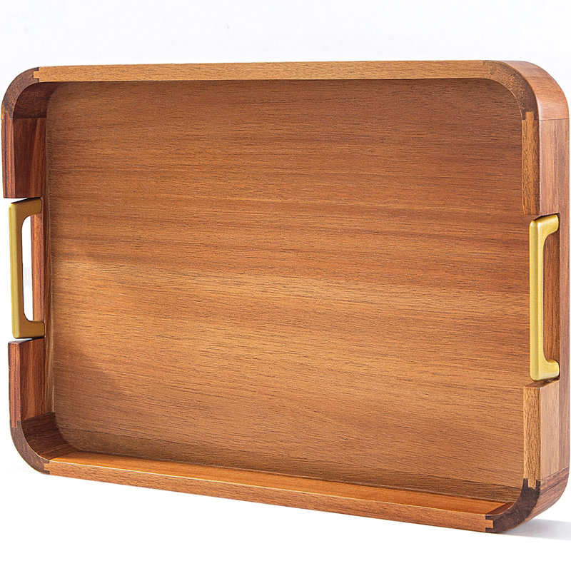 Union Rustic Wood Tray