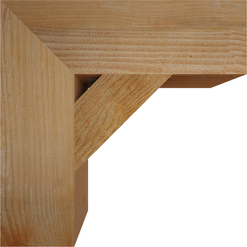 Support de bloc traditionnel, Douglas (sciage brut), H 20 po x l 6 po x P 20 po