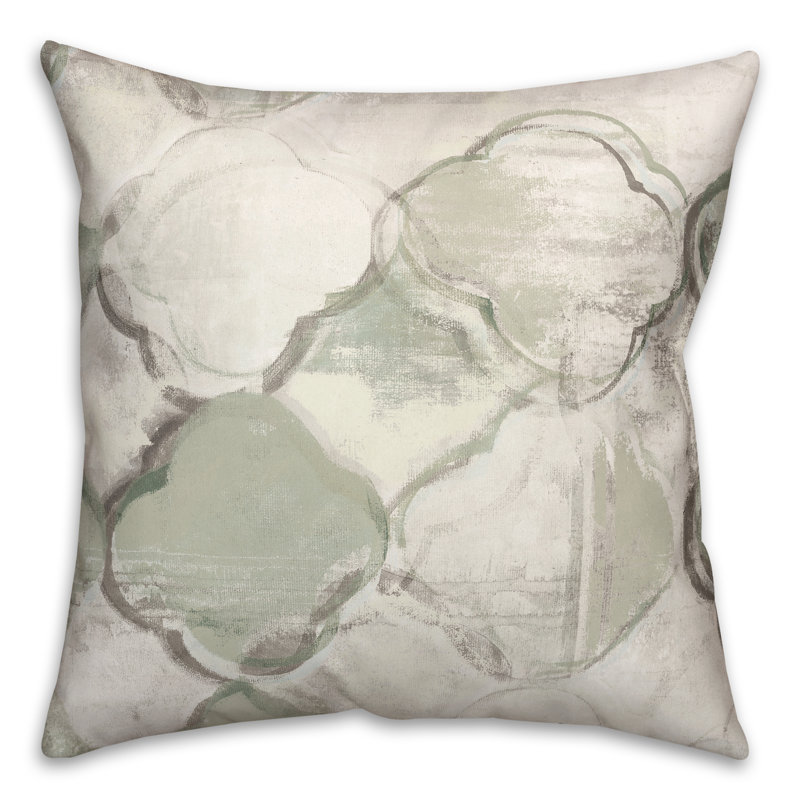 Housse et insert de coussin carré Quatrefoil