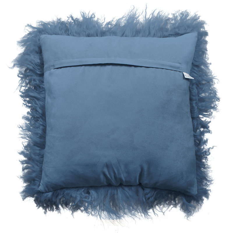 Simeon Square Throw Cushion, Vintage Blue