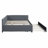 Bed Frame, Upholstered Daybed With Trundle-707301418-707301417