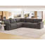 Upholstered 57.4 " Chenille Sectional-2004783819-2004783858