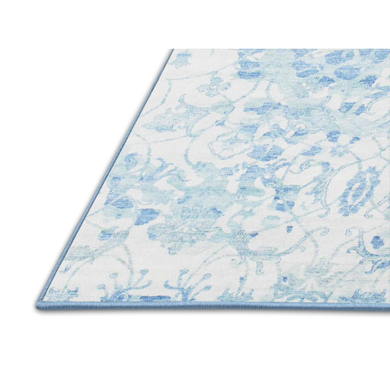 Floral Indoor Rug, Rectangle 2' x 4'