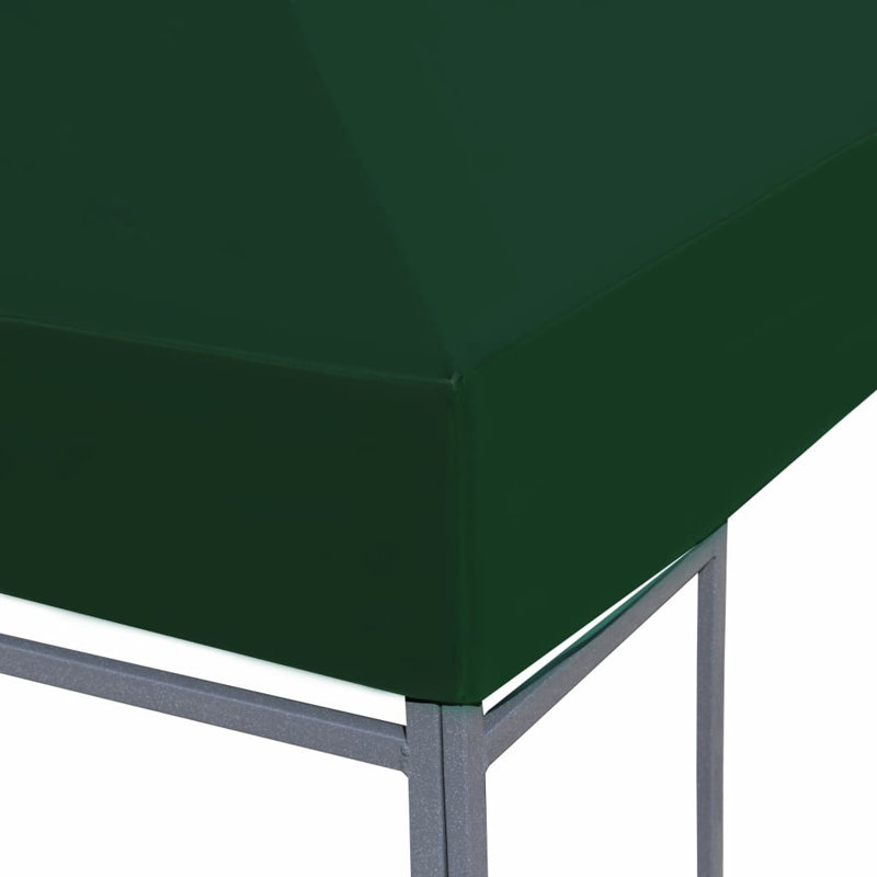 Auvent de remplacement en tissu gris pour pavillon de jardin, Vert