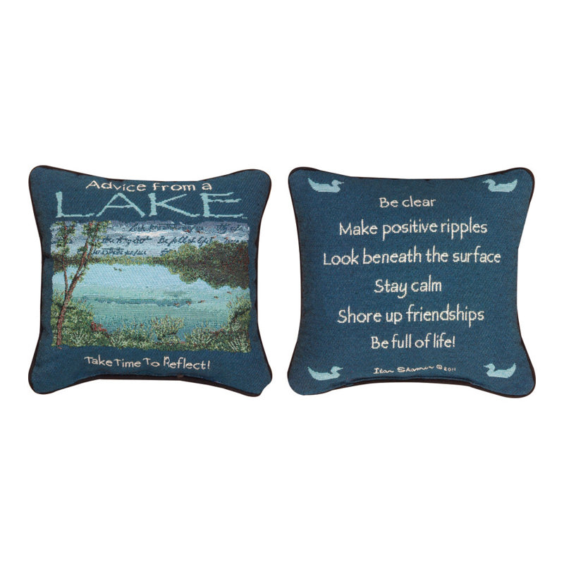 Coussin décoratif manuel 12 "x 12"