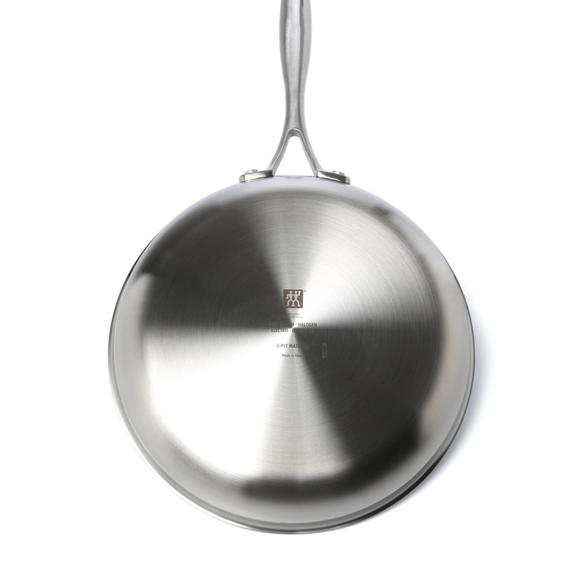 Zwilling Spirit 3-ply Stainless Steel Ceramic Nonstick Fry Pan, 8"