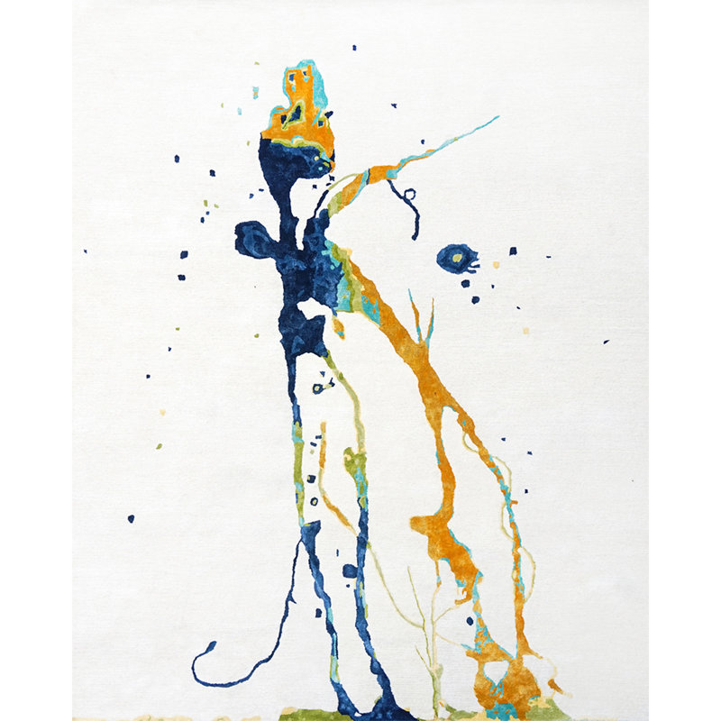Abstract Area Rug, Rectangle 9' x 12'