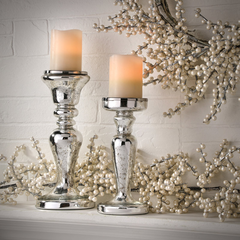 10" Mercury Candle Holder