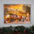 On Holiday 18x24 Fully Illuminated ColorChange LED Print