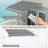 Electric Awning, Retractable Awning with Remote Controller and Manual Crank Handle-98287361-98287362