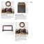 Bureau en bois massif Hastings
