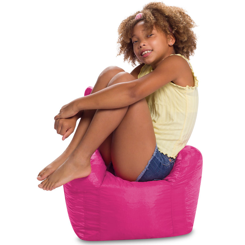 Fauteuil à billes avec siège structuré pour tout-petits et enfants, fauteuil confortable pour jouer, lire et regarder la télévision pour enfants, fauteuil Pasadena, plusieurs couleurs et tissus