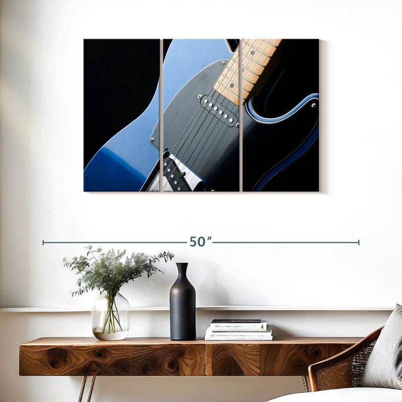 Guitare électrique Abarca, H 24 po x l 38 po