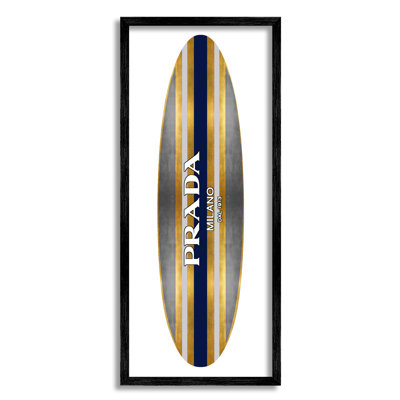 Planche de surf rayée Glam
