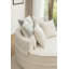 Fauteuil demi-tonneau rembourré avec repose-pieds-1393004082