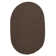 Navarrette Braided Bark Brown Rug