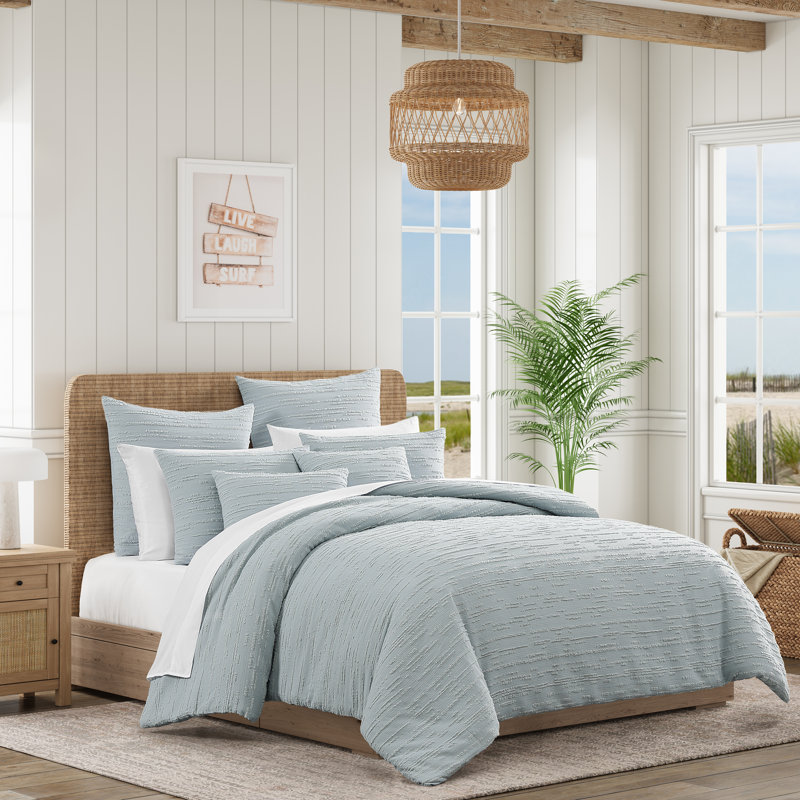 OREILLER DÉCORATIF OSLO AQUA BOUDOIR, Rectangle H 14 po x l 22 po