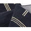 Sameer Geometric Handmade Tufted Wool Navy/Sand Area Rug-1315482854