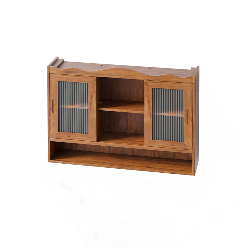 Armoire murale moderne, 35.4, Brun