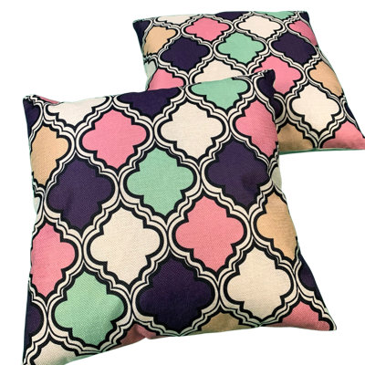 Auraya Chevron Square Cushion