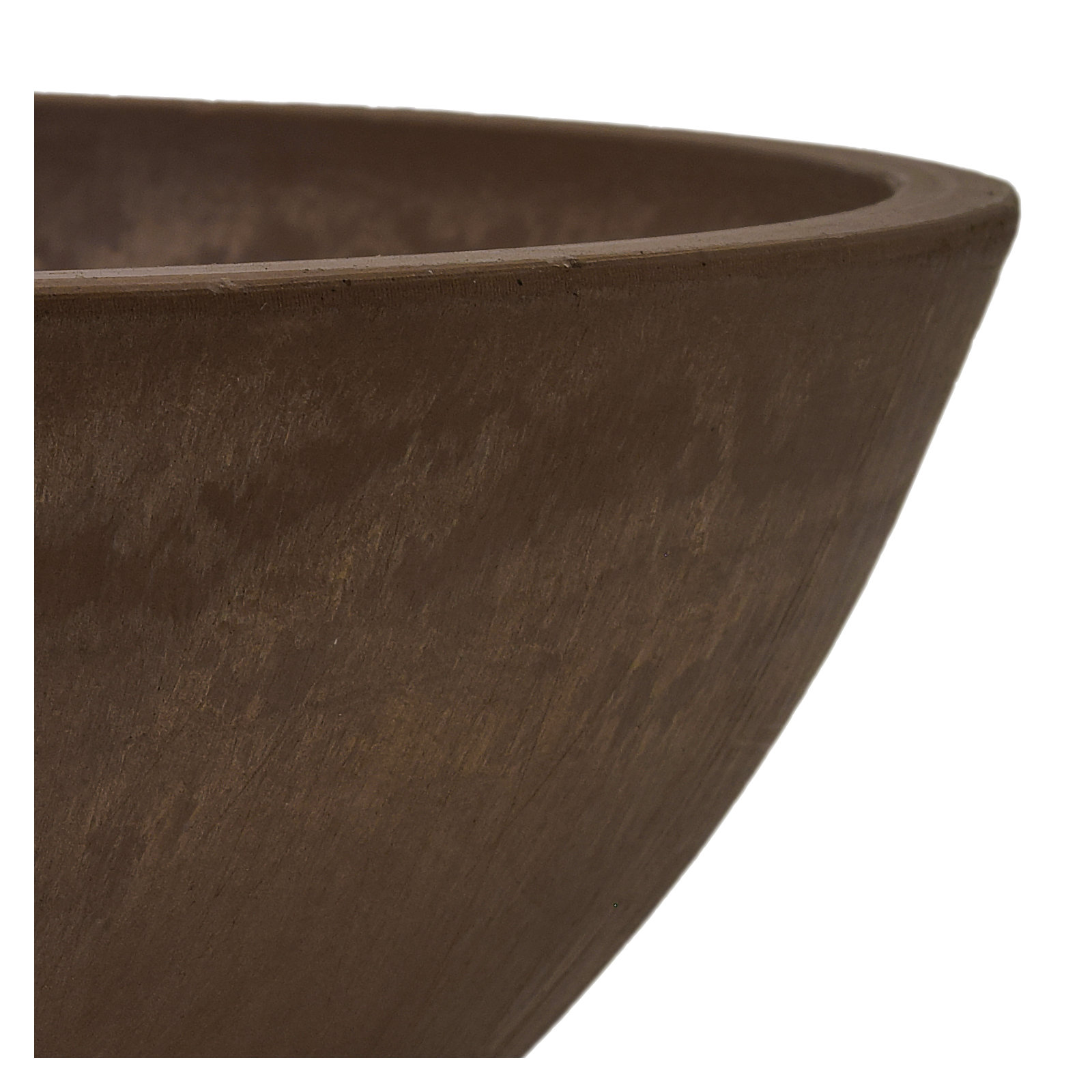 Haven Pot Planter, Chocolate, 3" H x 8" W x 8" D