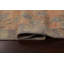 Tapis orange noué à la main de conception unique 3 pi 10 po x 10 pi 0 po