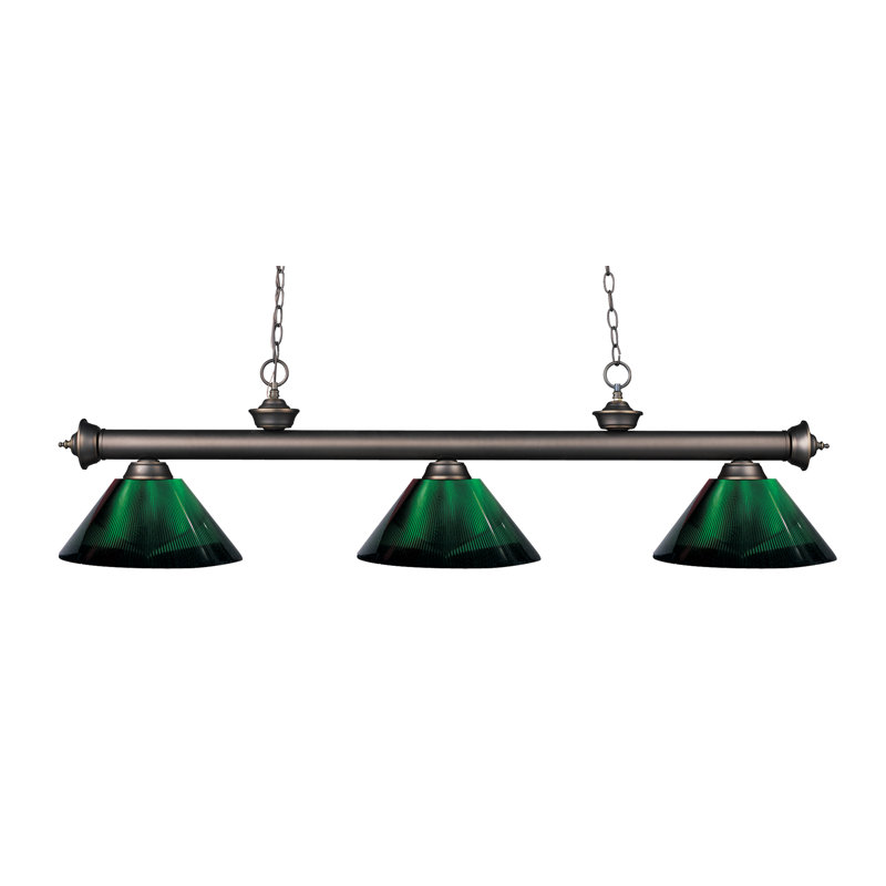 Chevelle - Light Pendant, Green, Bronze