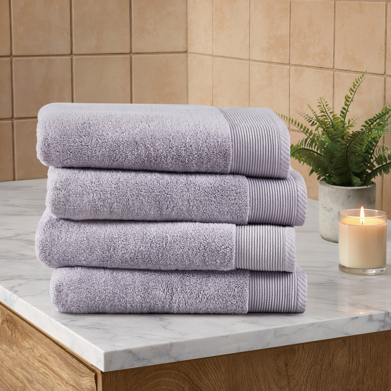 Cannon Heritage 4 Piece Bath Towel Set, Lavender