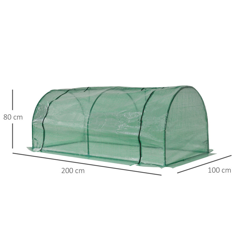 Bluemilk 7 Ft W x 4 Ft D Greenhouse