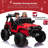24V 2 Seater Ride On Jeep Car Truck with Remote Control,Ride on SUV Toys for Big Kids with Parental Remote Control, LED Lights, Safety Belt, Bluetooth, Music, MP3, AUX Port, Spring Suspension,-80184353