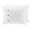Édredon très grand / très grand 100% coton - tissage gaufré, lavable à la machine, boutons décoratifs, style contemporain pour chambre à coucher, lit tissé 3 pièces, boutons charmants, literie,-120478507